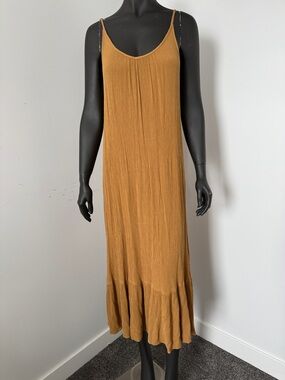 264. Free People Midi Ribbed Dress